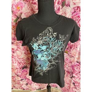 Lee Black Short Sleeve Shirt-LARGE